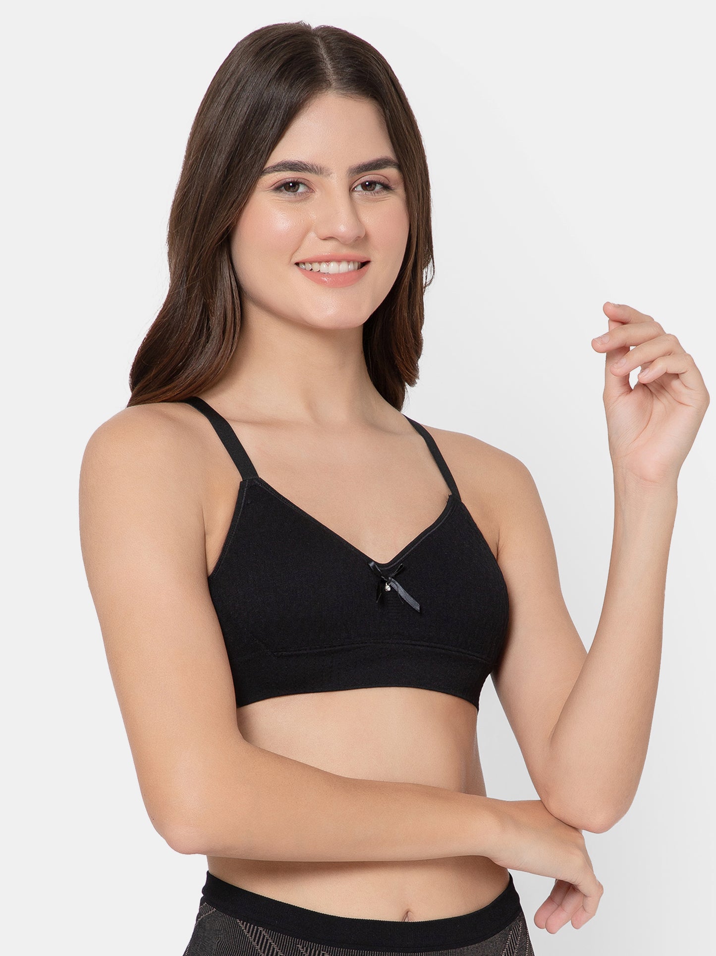 Everyday Comfort Non-Wired Black Bra