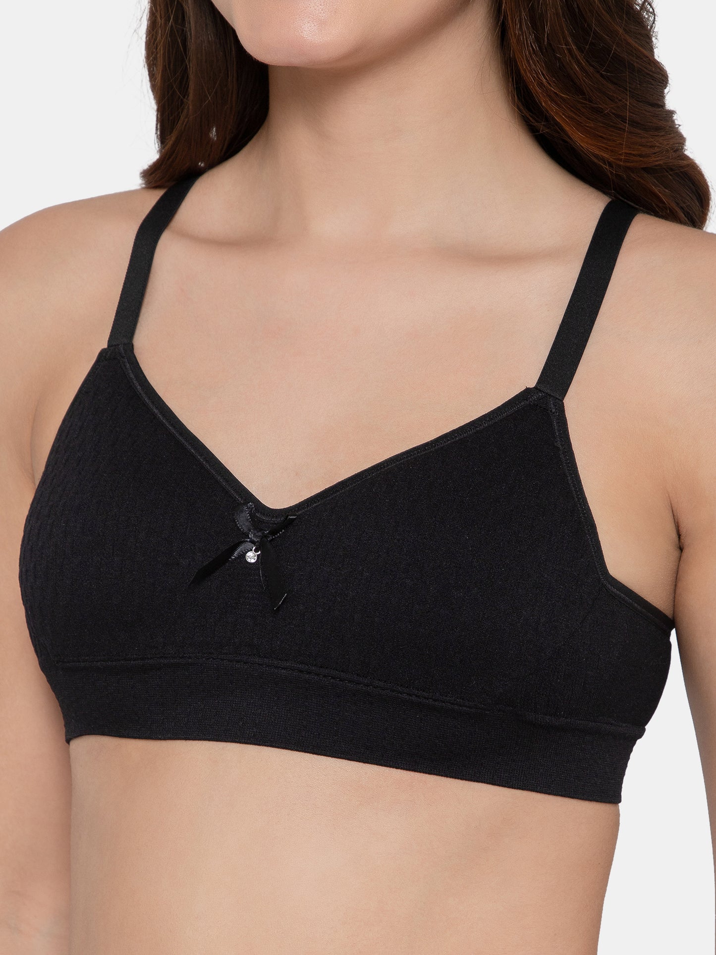 Everyday Comfort Non-Wired Black Bra