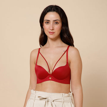 Women's Seamless Wireless Push-Up Bra