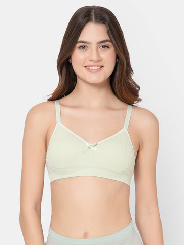 Everyday Comfort Non-Wired Green Bra