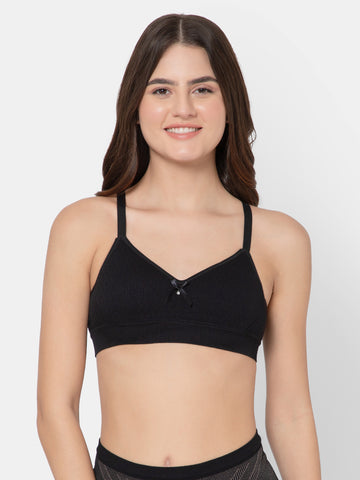 Everyday Comfort Non-Wired Black Bra