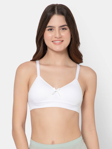 Everyday Comfort Non-Wired White Bra