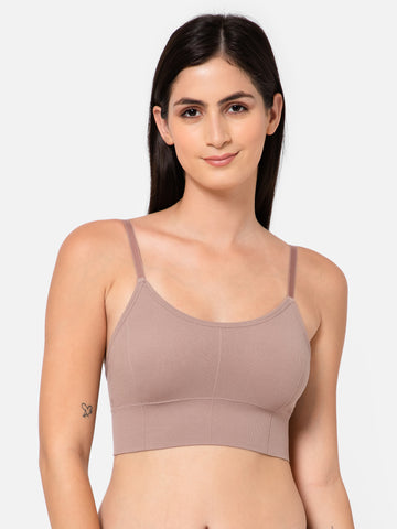 Midnight Comfort Seamless Brown Bralette