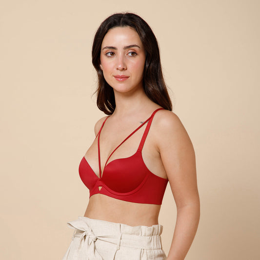 Women's Seamless Wireless Push-Up Bra