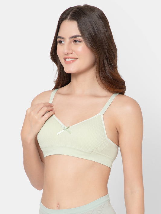 Everyday Comfort Non-Wired Green Bra