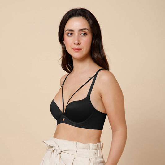 Women's Seamless Wireless Push-Up Bra