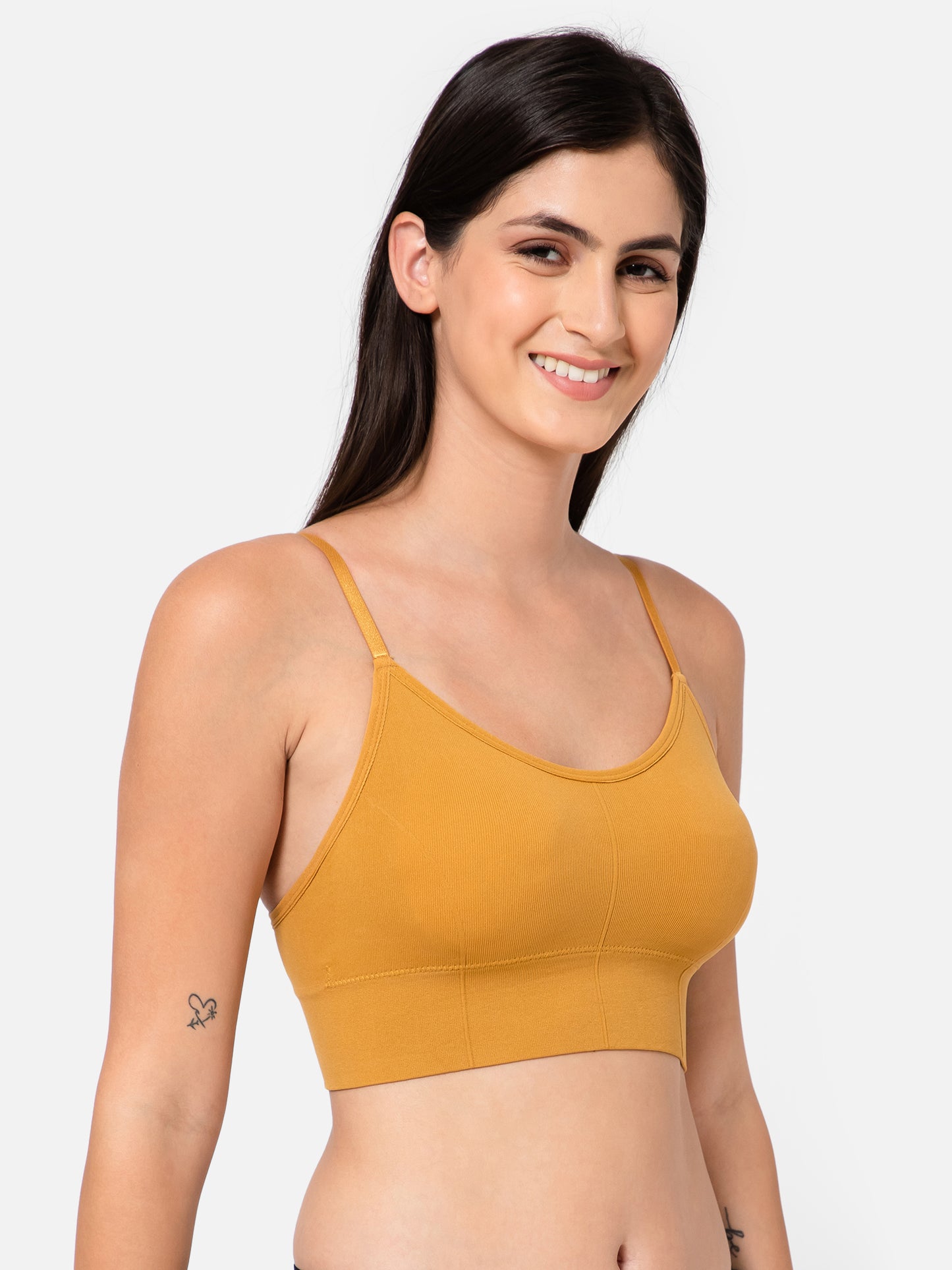 Midnight Comfort Seamless Yellow Bralette