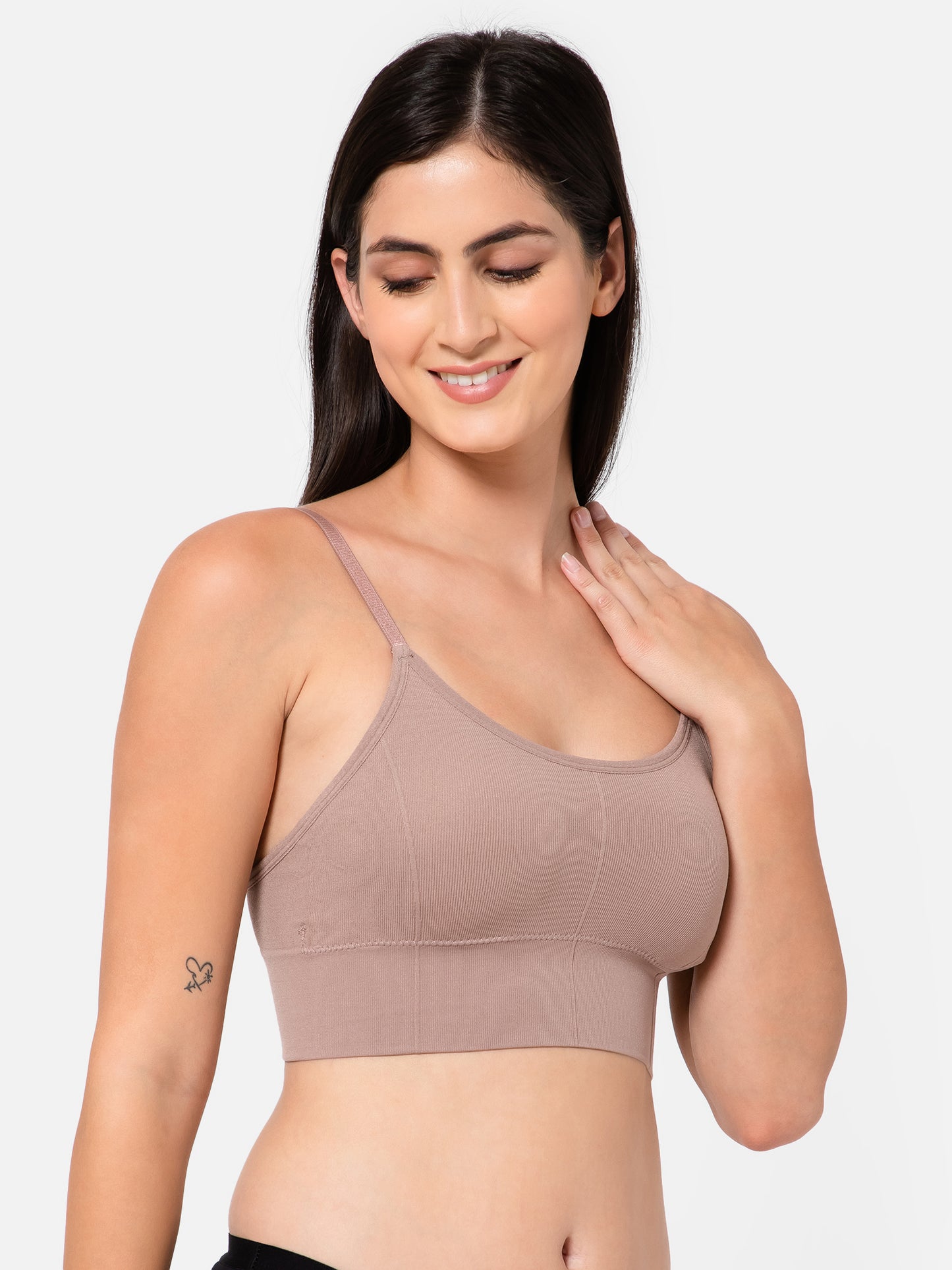 Midnight Comfort Seamless Brown Bralette