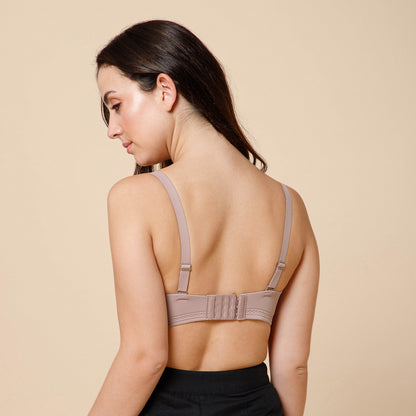 Seamless Push-Up Bra with Seamless Support & Aura Plunge Bra – Sculpted Comfort, Effortless Elegance