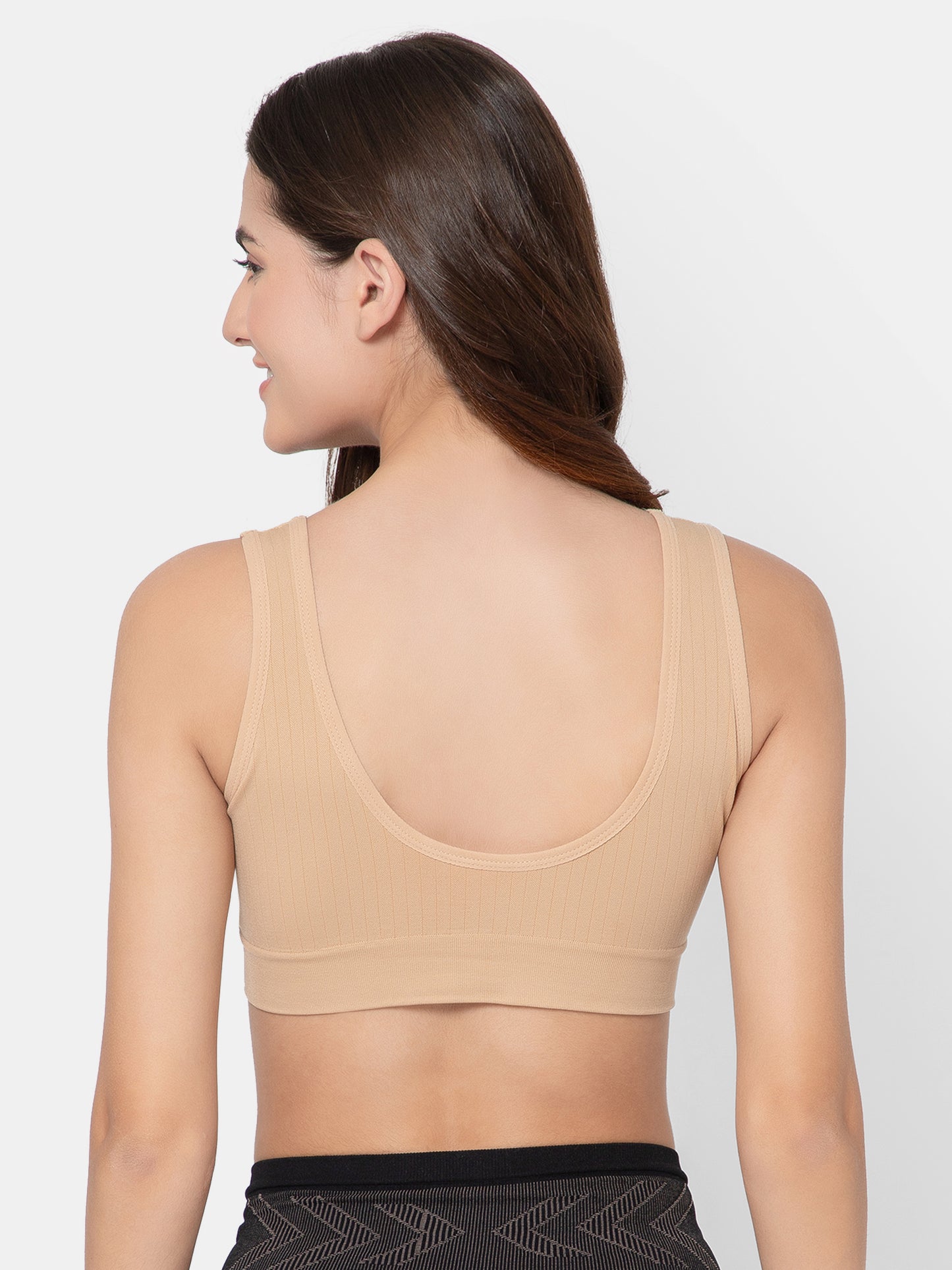 Women's Seamless Maternity/Nursing Front-Open Skin Bra – Wireless & Stretchable
