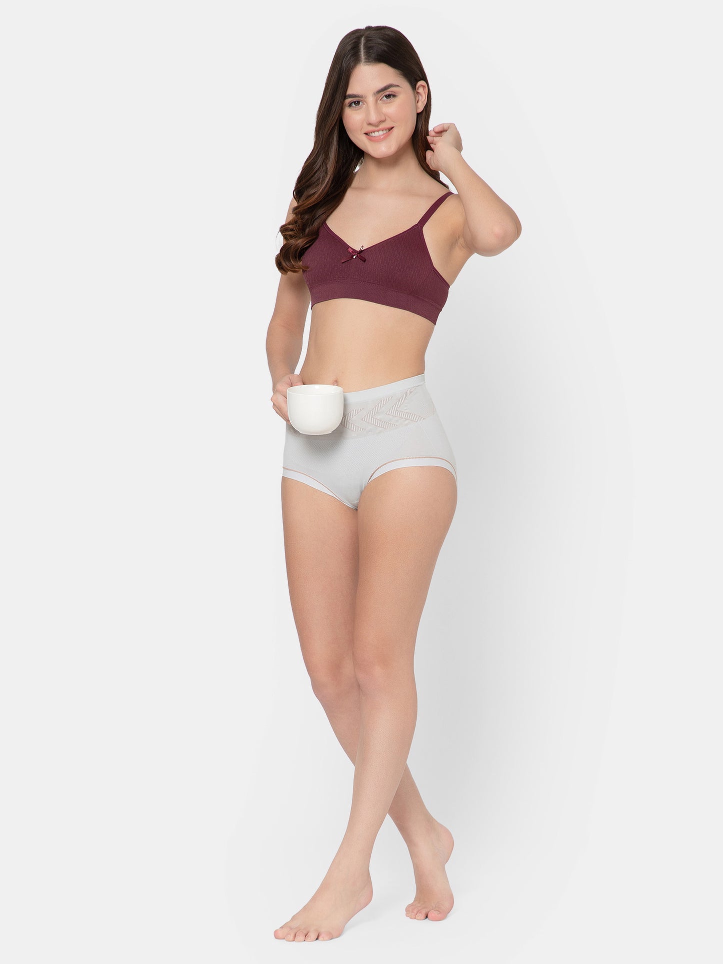 Everyday Comfort Non-Wired Maroon Bra