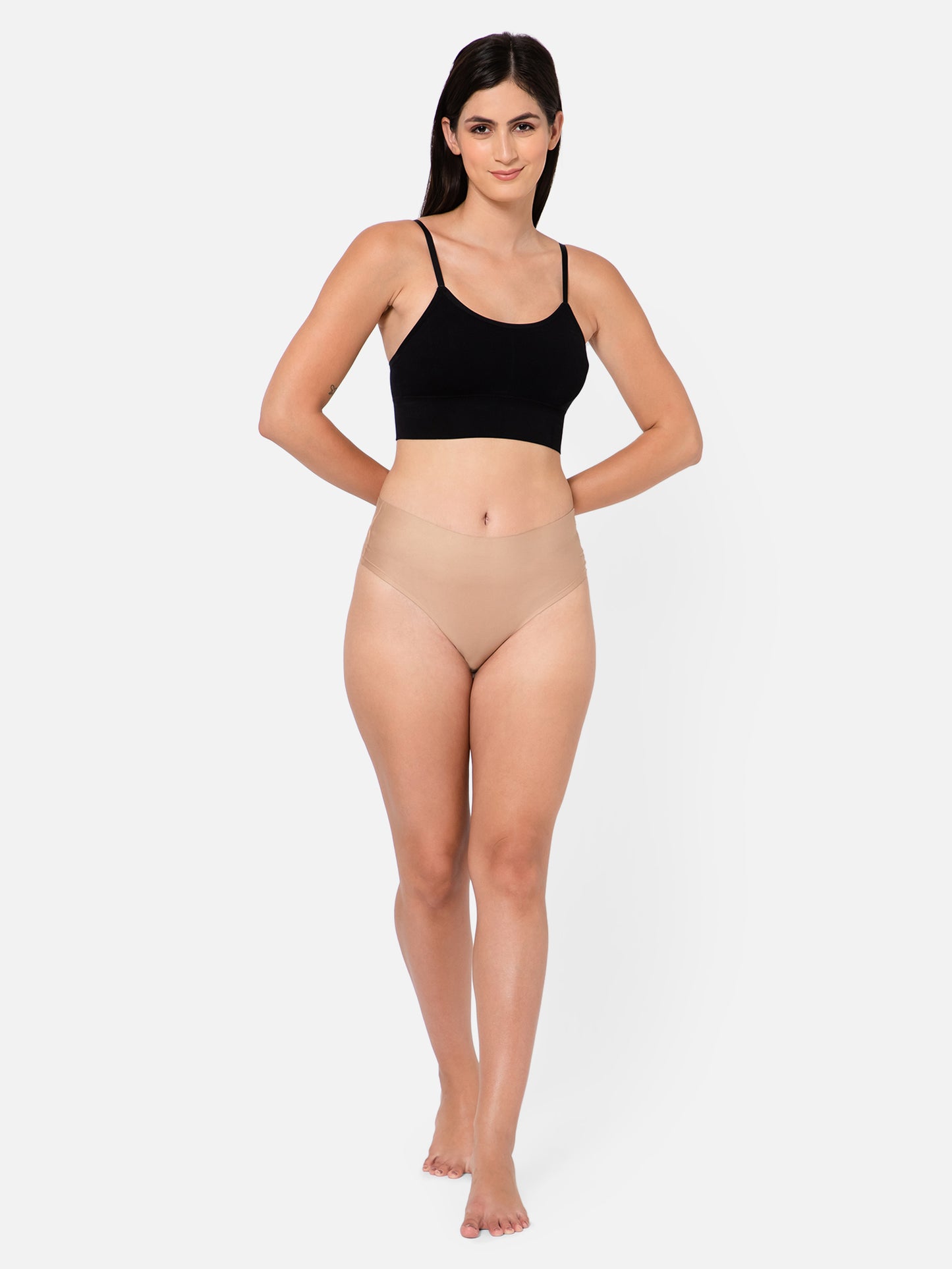 Midnight Comfort Seamless Black Bralette