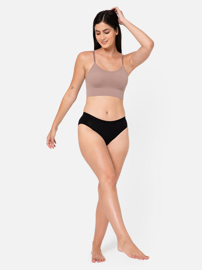 Midnight Comfort Seamless Brown Bralette