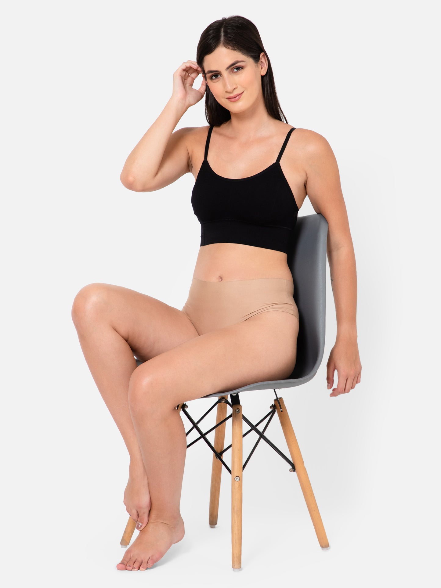Midnight Comfort Seamless Black Bralette